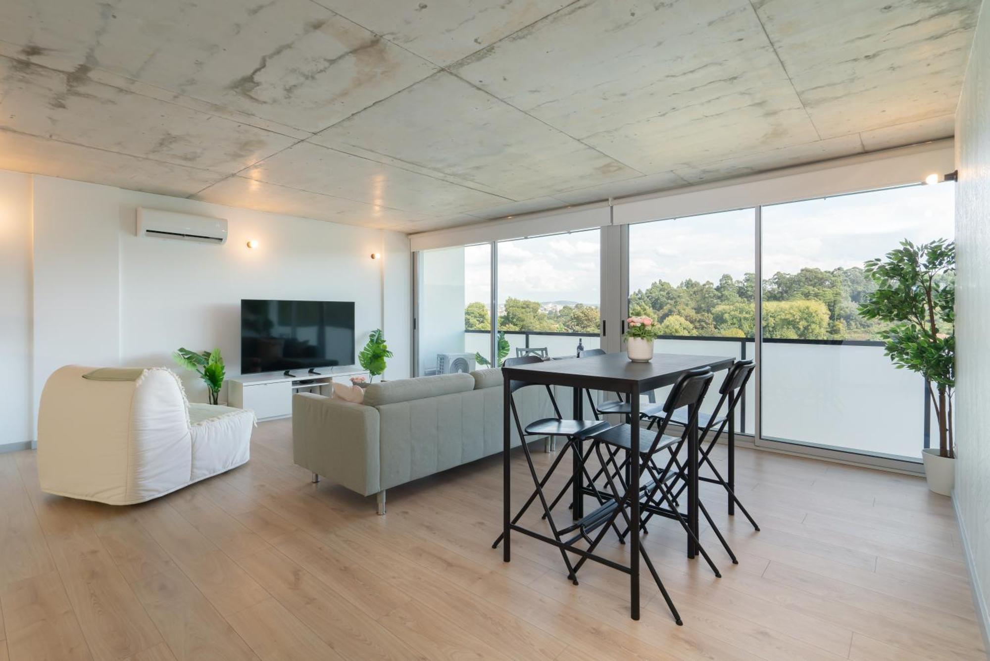 Host Wise - Luxurious Impressive Apartment - Balcony And Pool Vila Nova de Gaia Pokoj fotografie